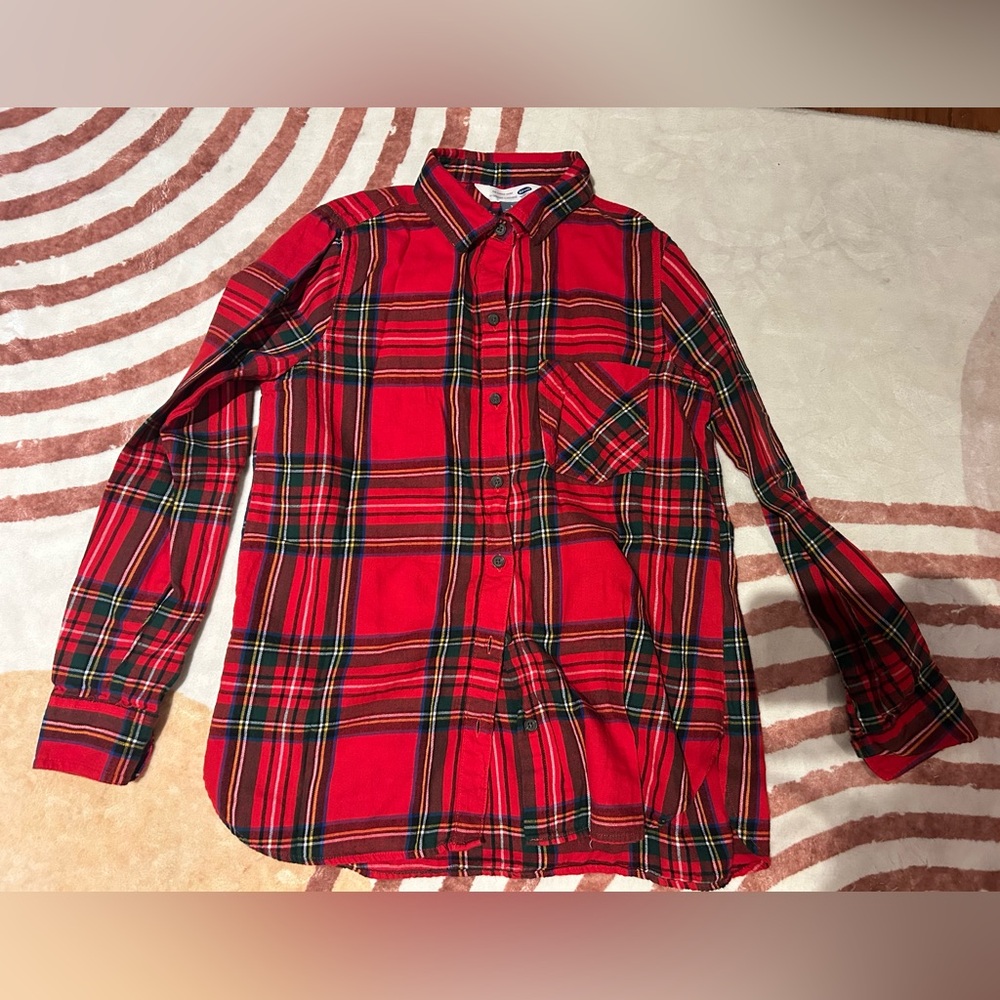 Plaid long sleeve size small